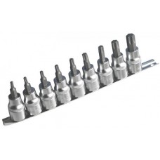 Набор головок со вставкой TORX 1/2 Т20-Т60, 9шт. ASTA 954009 - 1
